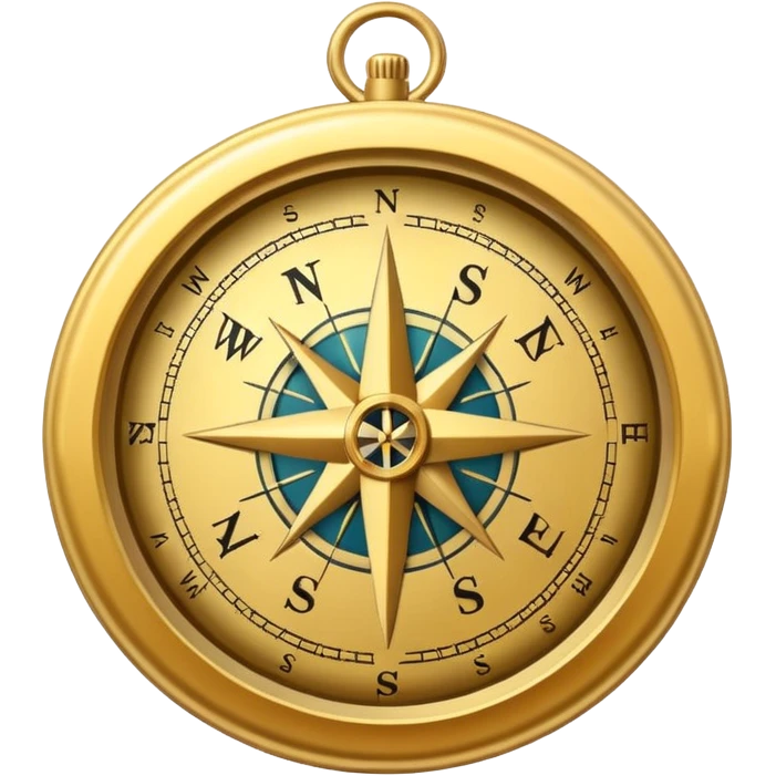 compass with a dollar sign emoji