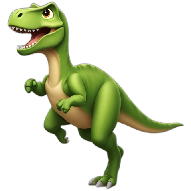 Dinosaurio corriendo emoji