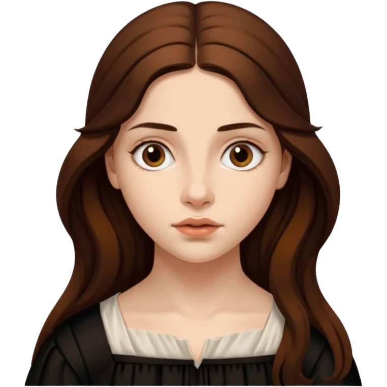 girl in the style of Caravaggio emoji