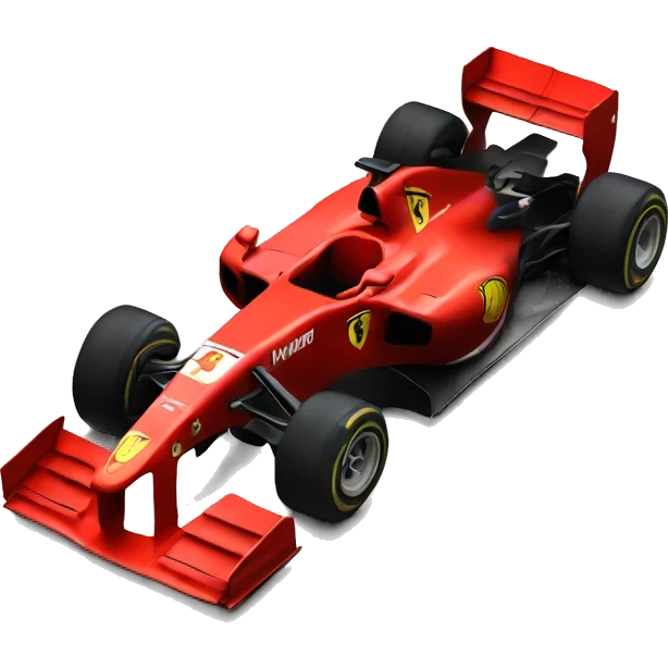 F1 Ferrari car emoji