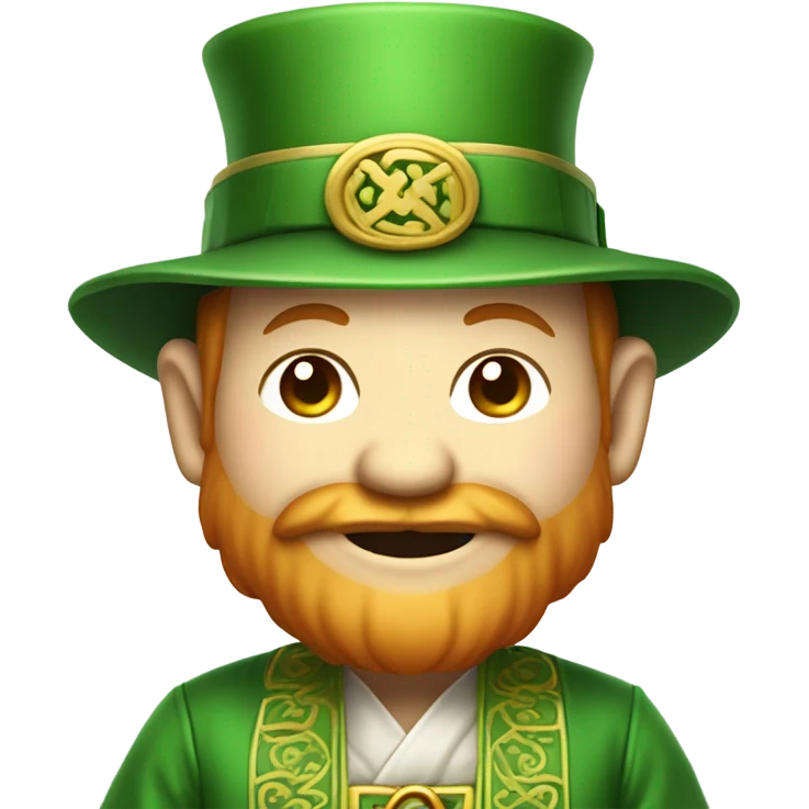 Chinese leprechaun emoji