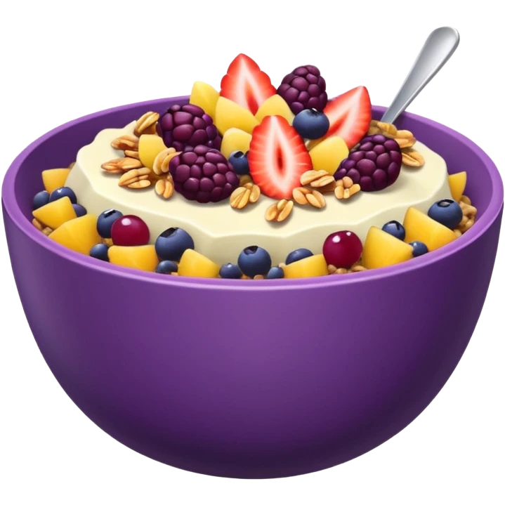 Açai bowl emoji