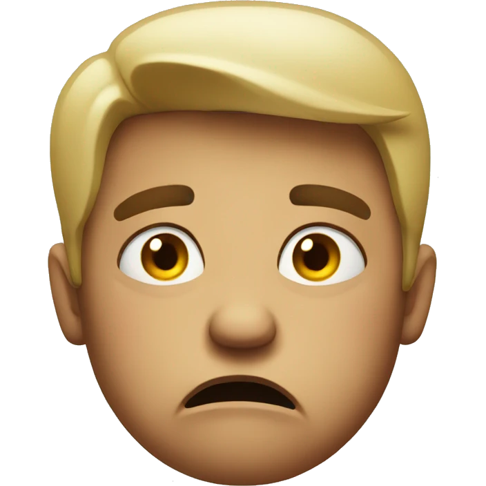 irritated face emoji