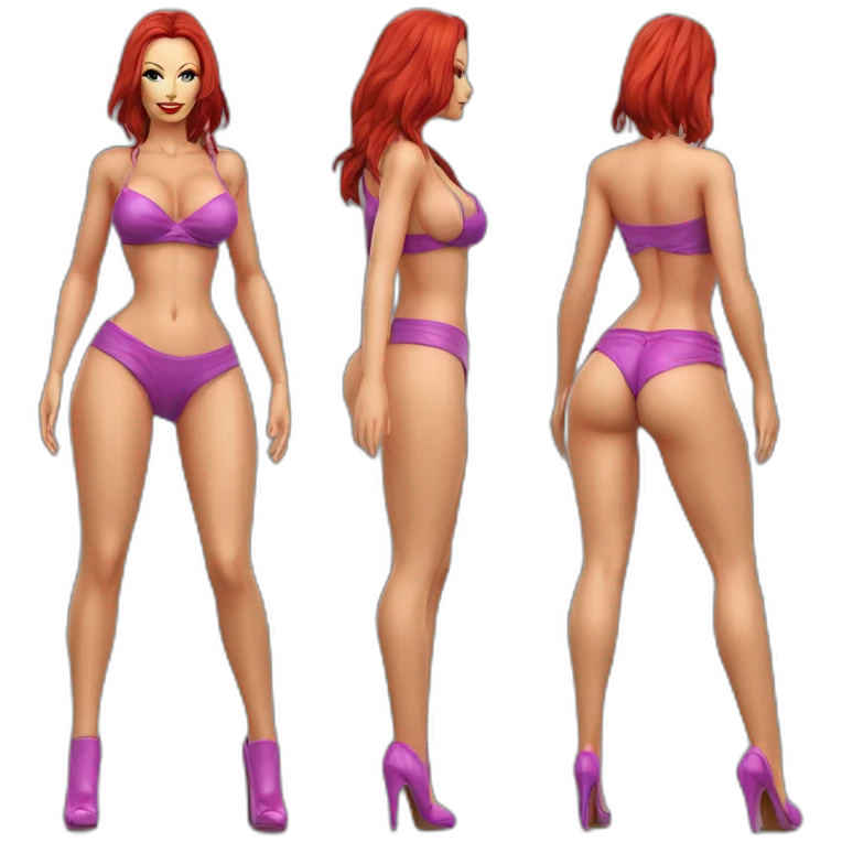 Bianca Beauchamp hyperréalisme full body emoji