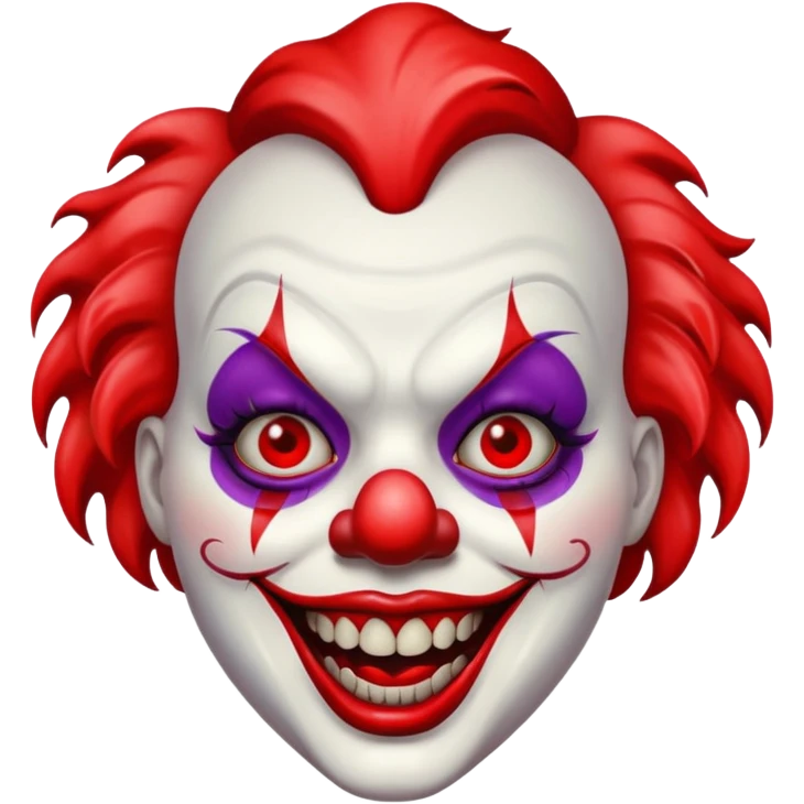 Most horrifying clown ever emoji