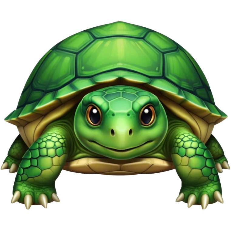 Handsome turtle emoji