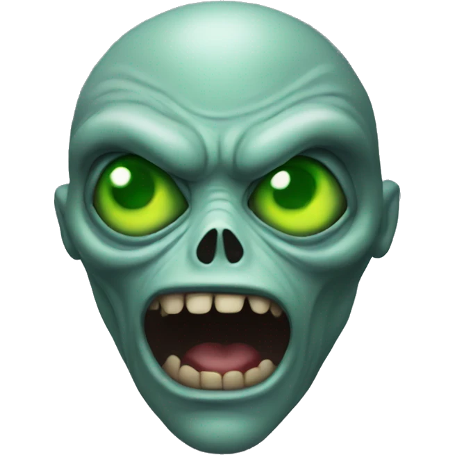 scary alien emoji