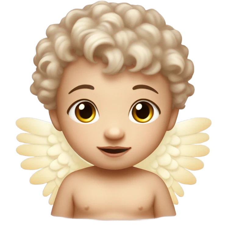 Angel baby emoji