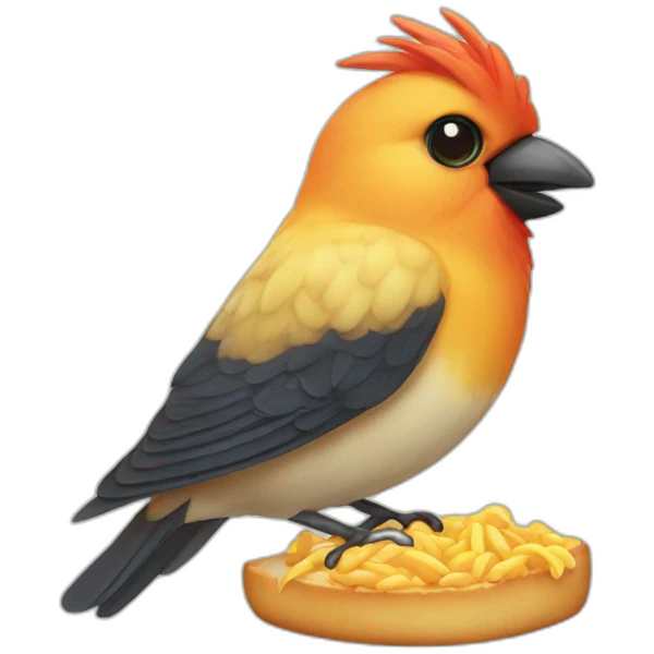 eats bird emoji