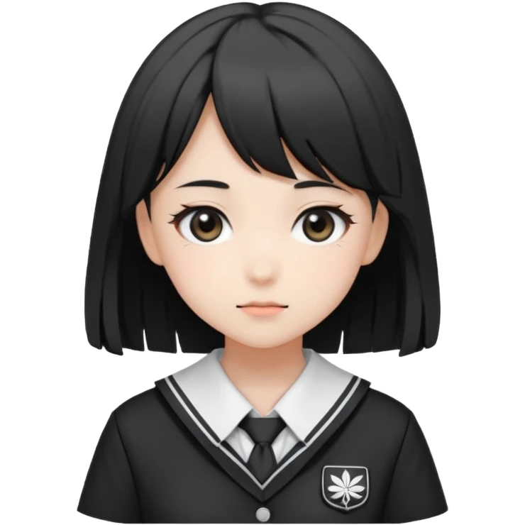 Anime girl named lili chan  with Seifuku emoji