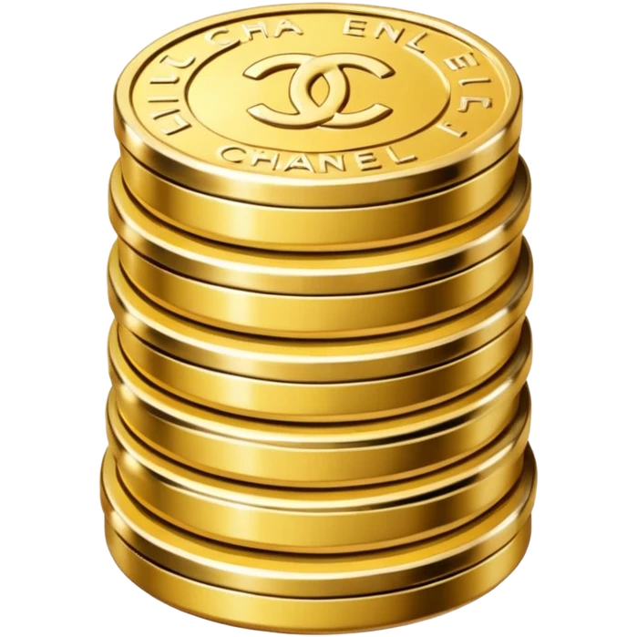 chanel coins stack emoji