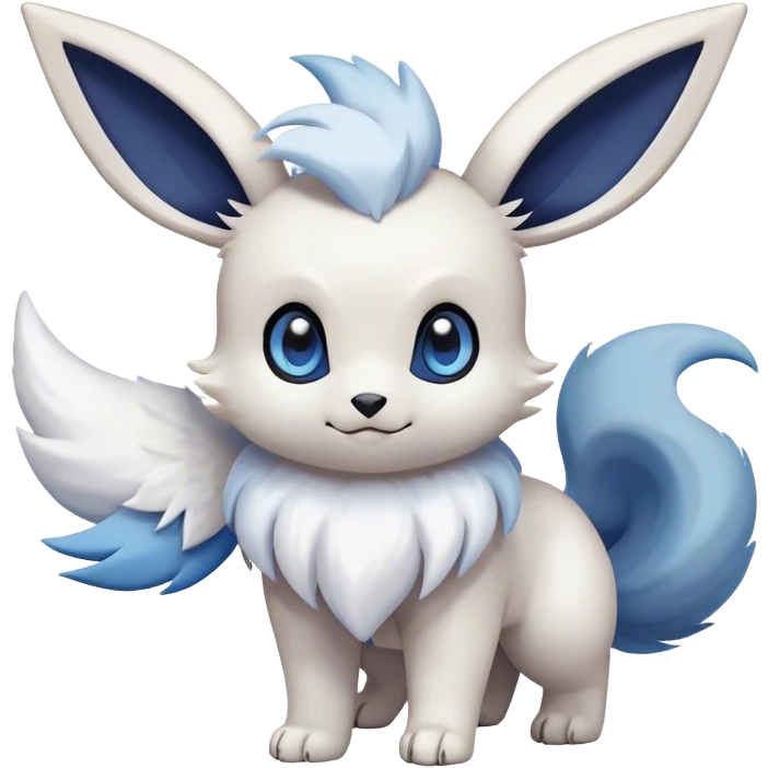 Cool Cute Kawaii Eevee-Absol-Pokemon Full Body emoji