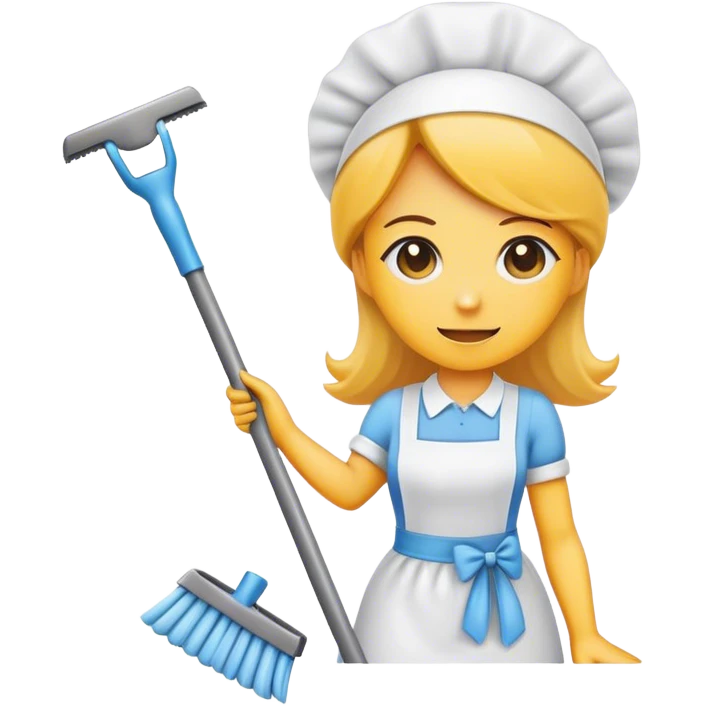 Create a emoji with the logo EZ Maid Cleaning emoji
