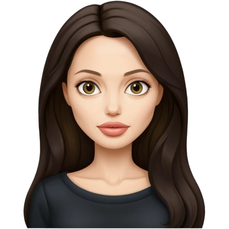 Angelina Jolie up to the waist emoji