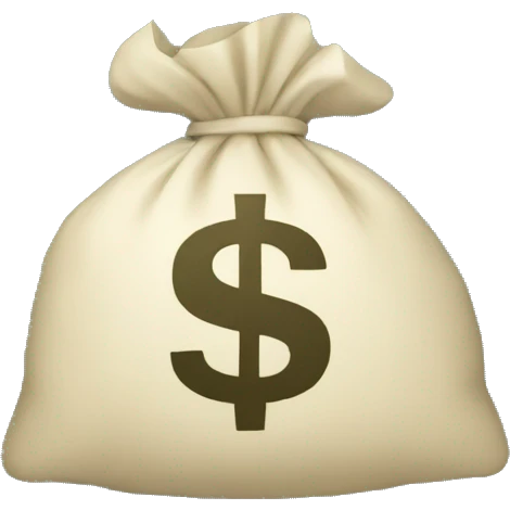 Money bag with dollar symbol  emoji