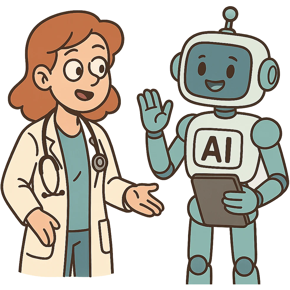 AI in healthcare emoji