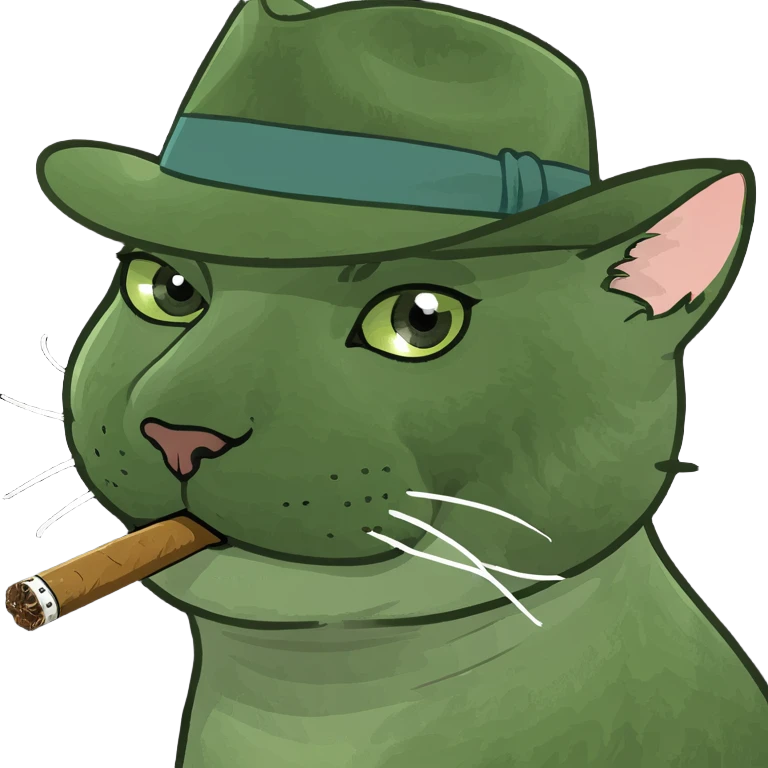 cat as gangster emoji