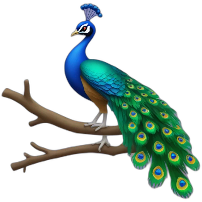 Peacock streaming logo Christmas theme emoji