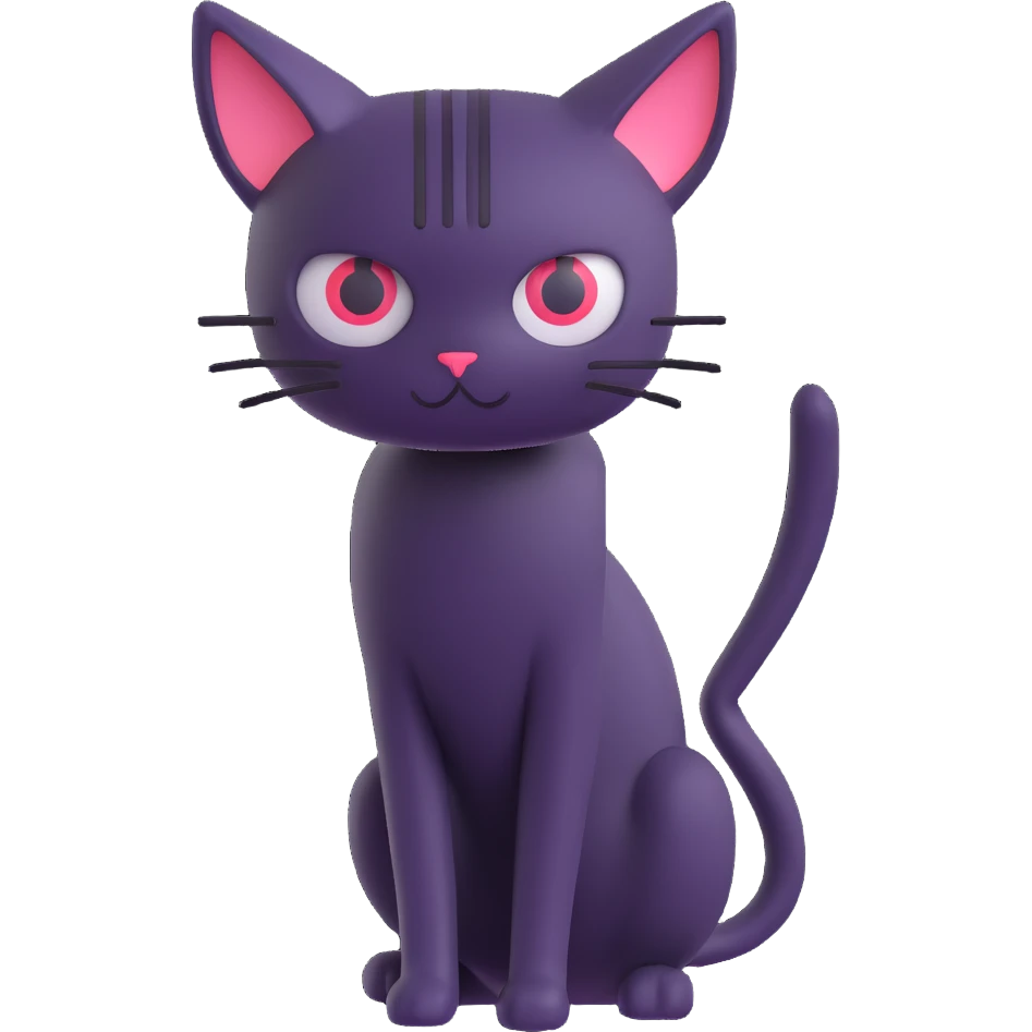 Enderman cat emoji