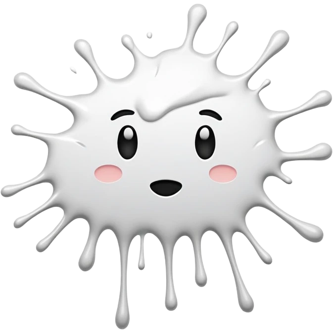 White splat emoji
