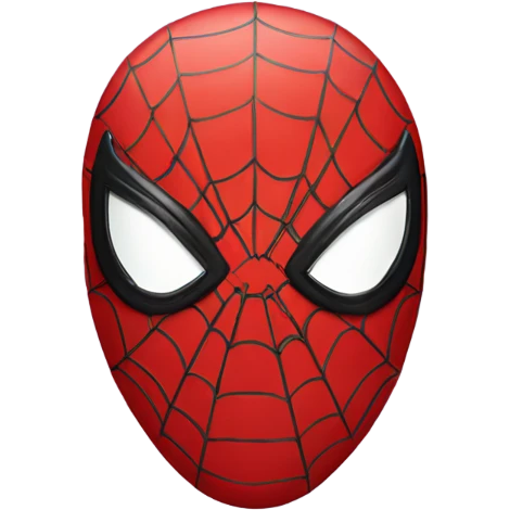 Spider man mask  emoji