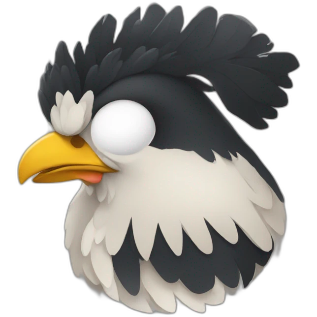 dark chiken emoji