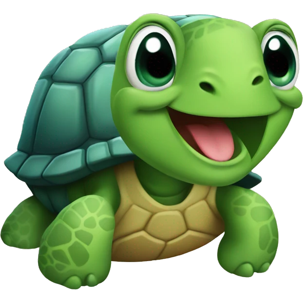 Happy turtle  emoji