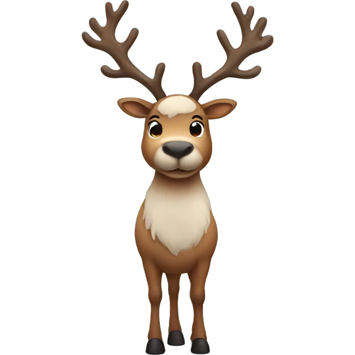 reindeer full body emoji