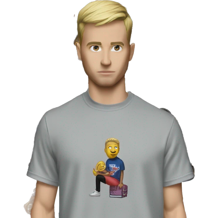 Fanum with a t-shirt balenciaga  emoji