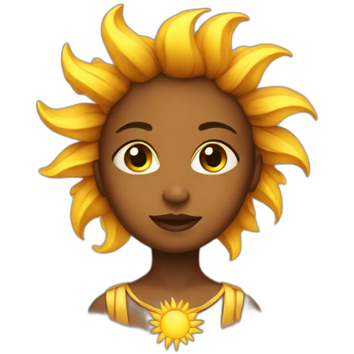sun girl emoji