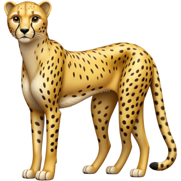 cinematic-cheetah-realistic-full-body-standing-emoji,-slim-and-athletic-frame-poised-for-action,-long-tail-curving-slightly,-head-tilted-dramatically,-sleek-golden-fur-with-black-spots,-piercing-amber-eyes,-simplified-yet-realistic-focused-features,-highly-detailed,-glowing-with-an-almost-sarcastic-glow emoji