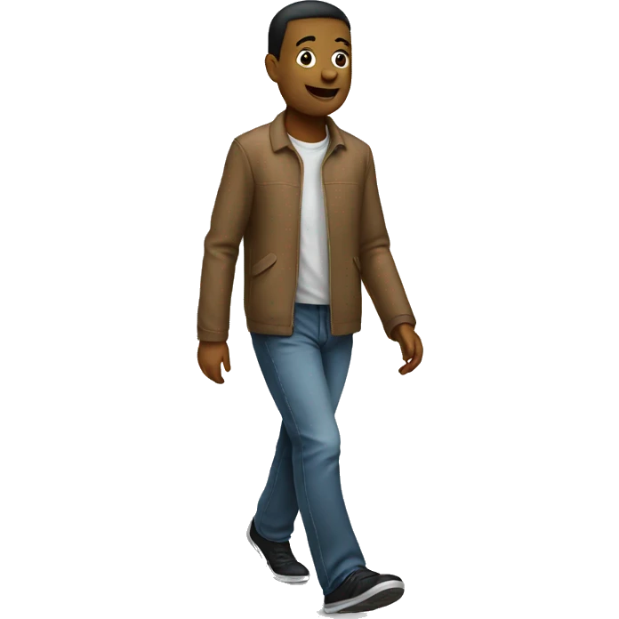 Ai walking emoji