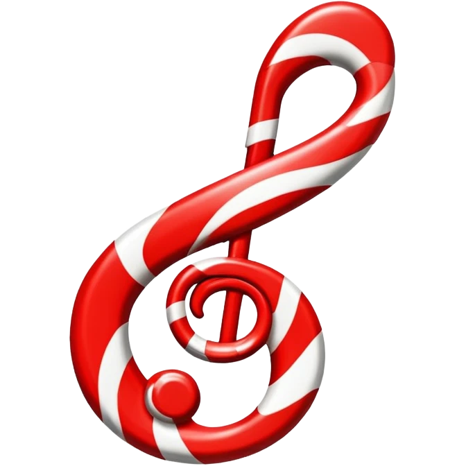 Candy music clef emoji