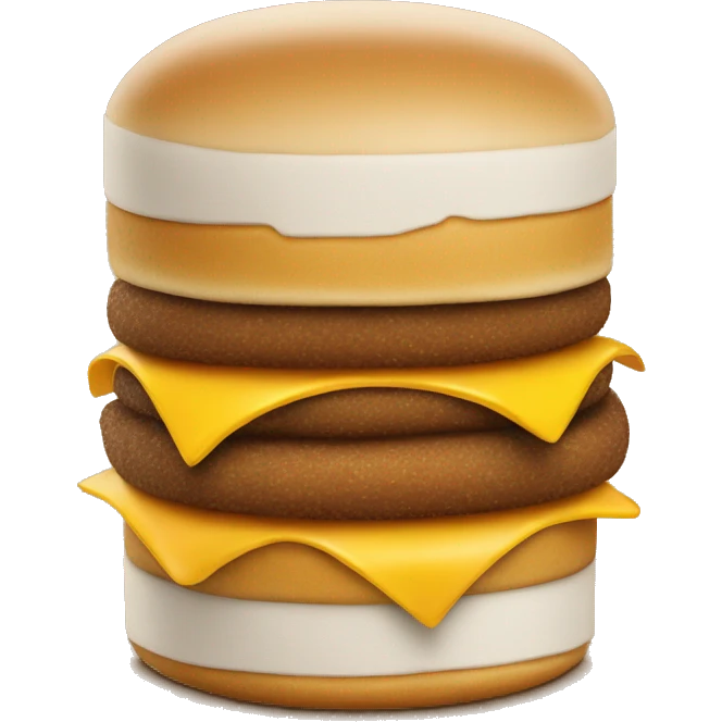 Mc Donald menu  emoji