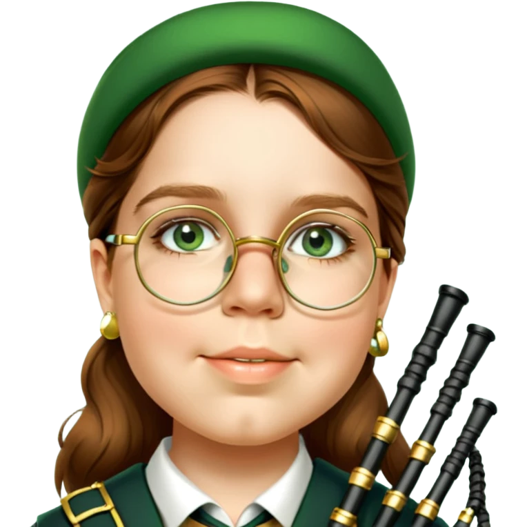 Green Bagpiper emoji