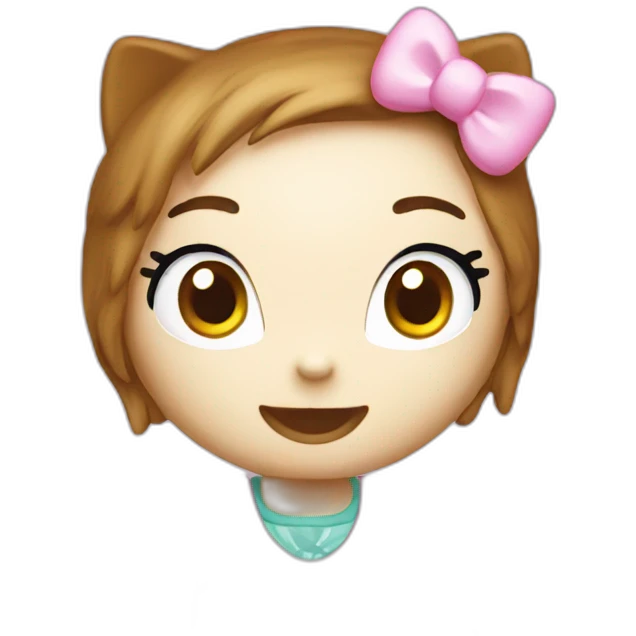 Hello kitty emoji