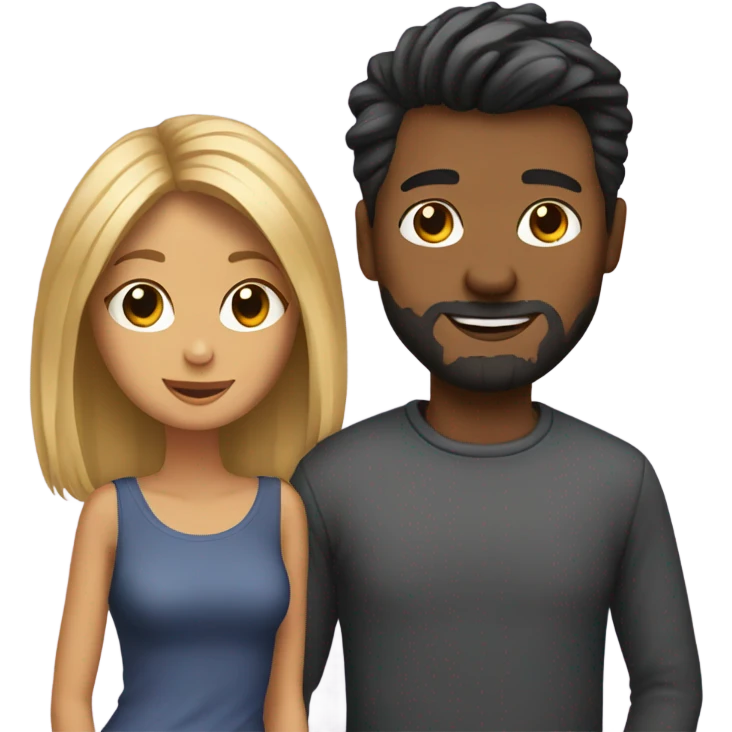 Couple with Yorkie emoji