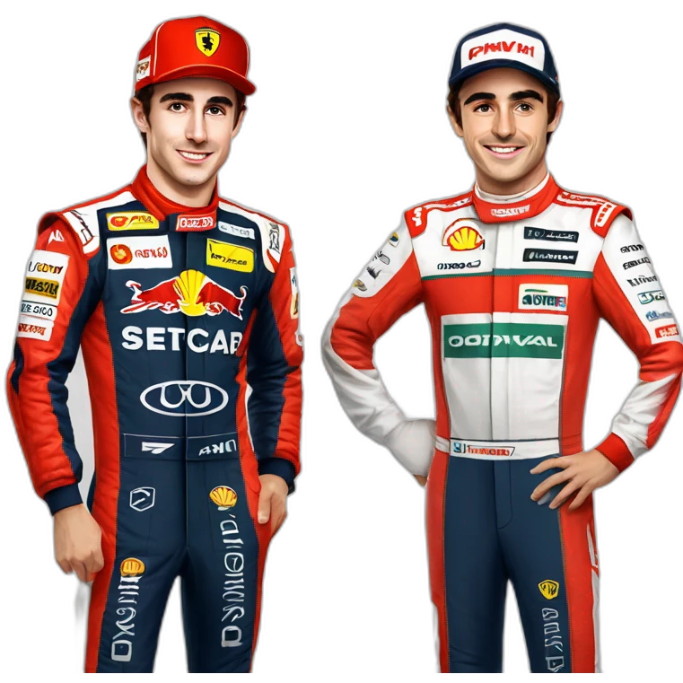 F1 Ferrari Charles Leclerc And Sainz emoji