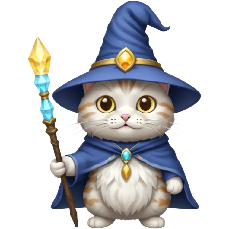 Cat wizard emoji