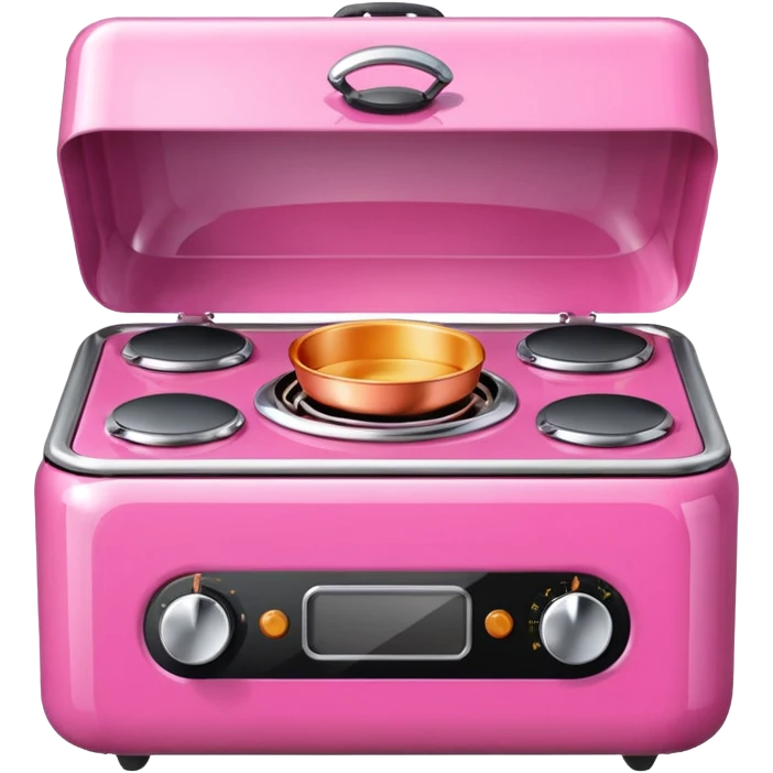 pink portable stove emoji