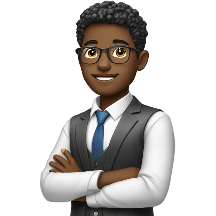 young zoomer broker, crypto emoji