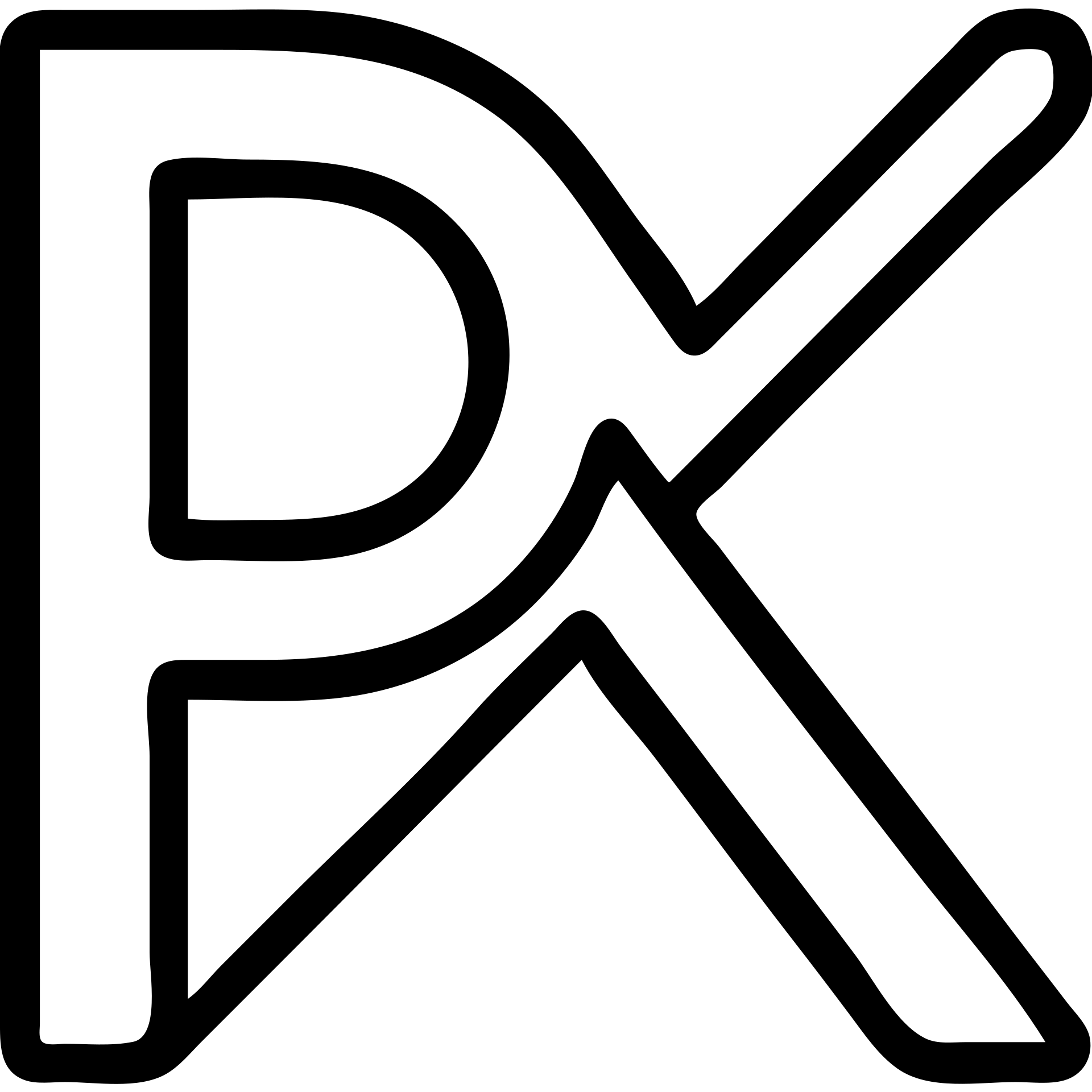 ParadoX1 logo, minimal and sharp outlined icon emoji