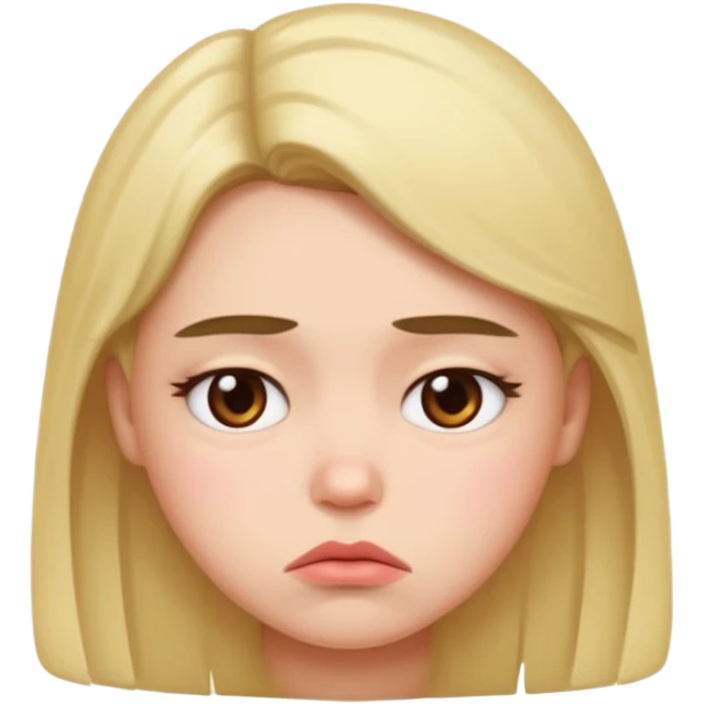 pouty face emoji