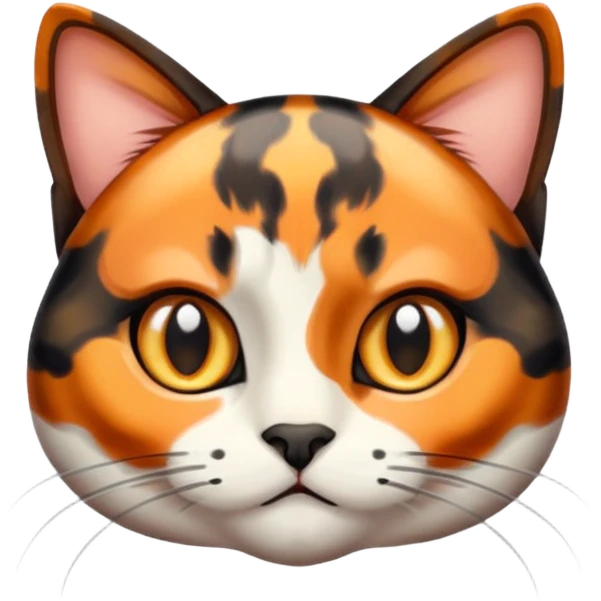 tortoiseshell cat emoji