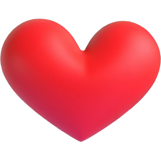red heart emoji