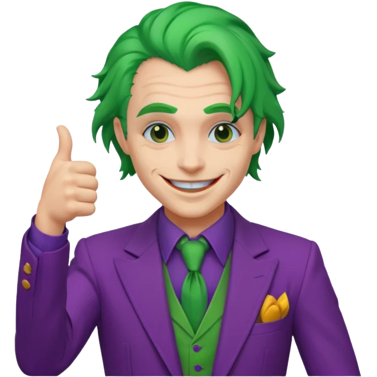 Joker 👍🏻 gösteriyor  emoji