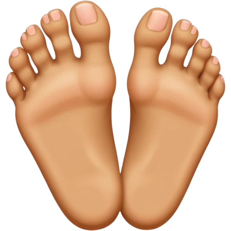 Middle finger toe emoji