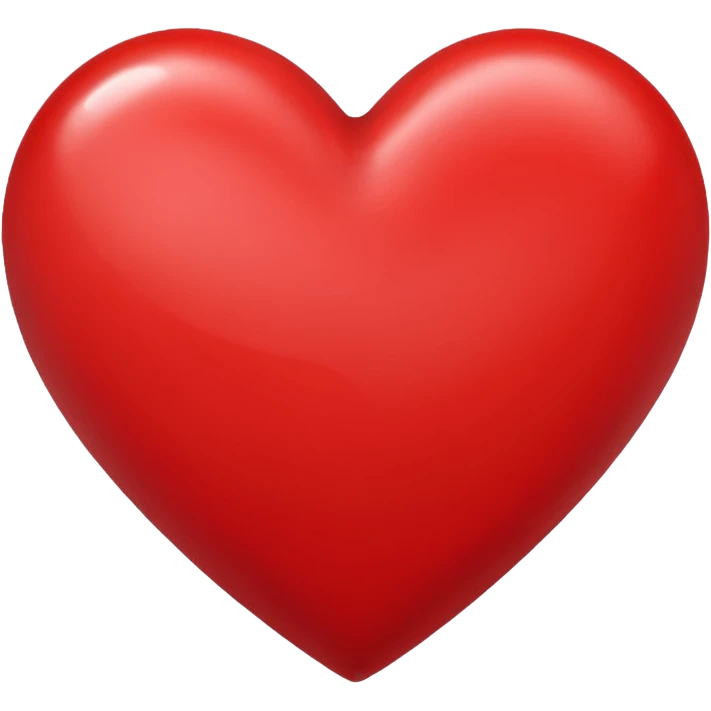 red heart emoji
