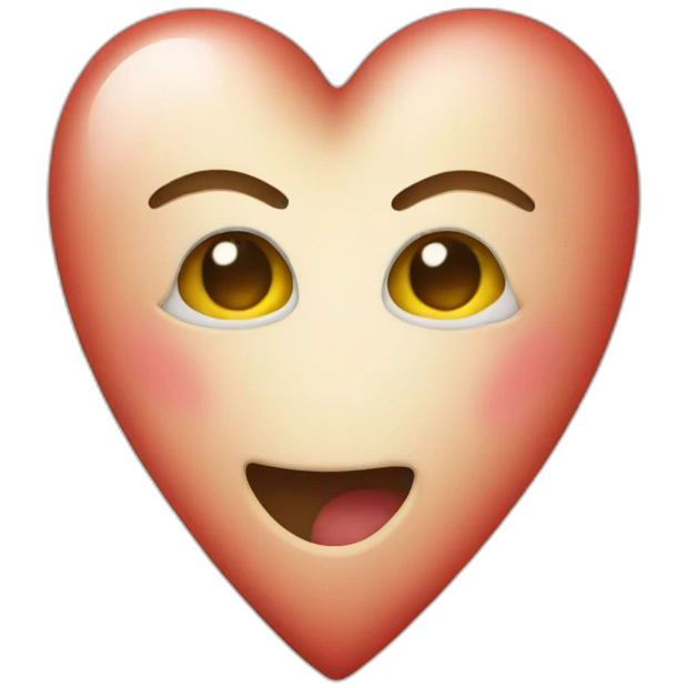 heart with face emoji