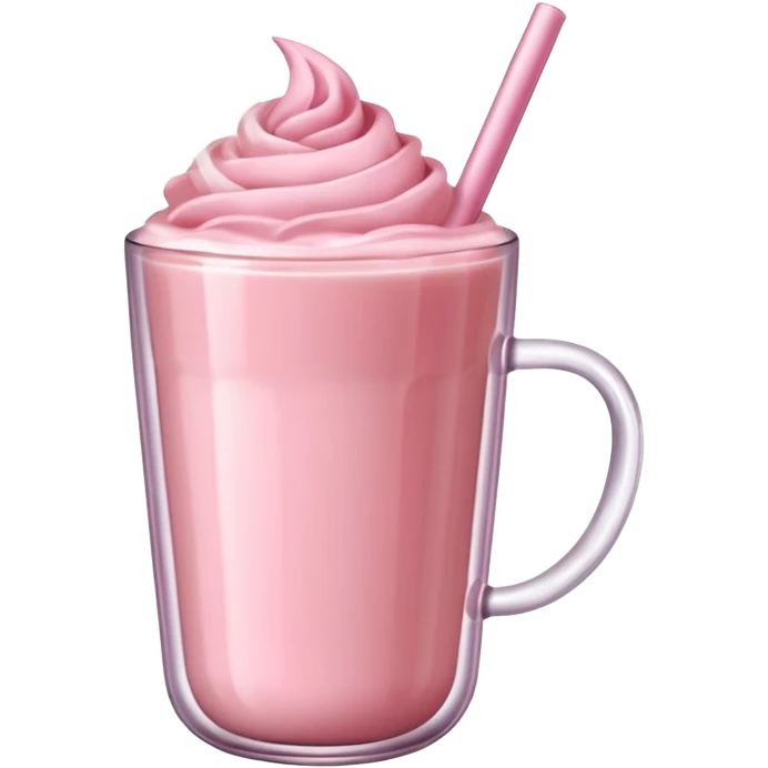 rose hot milk tea emoji